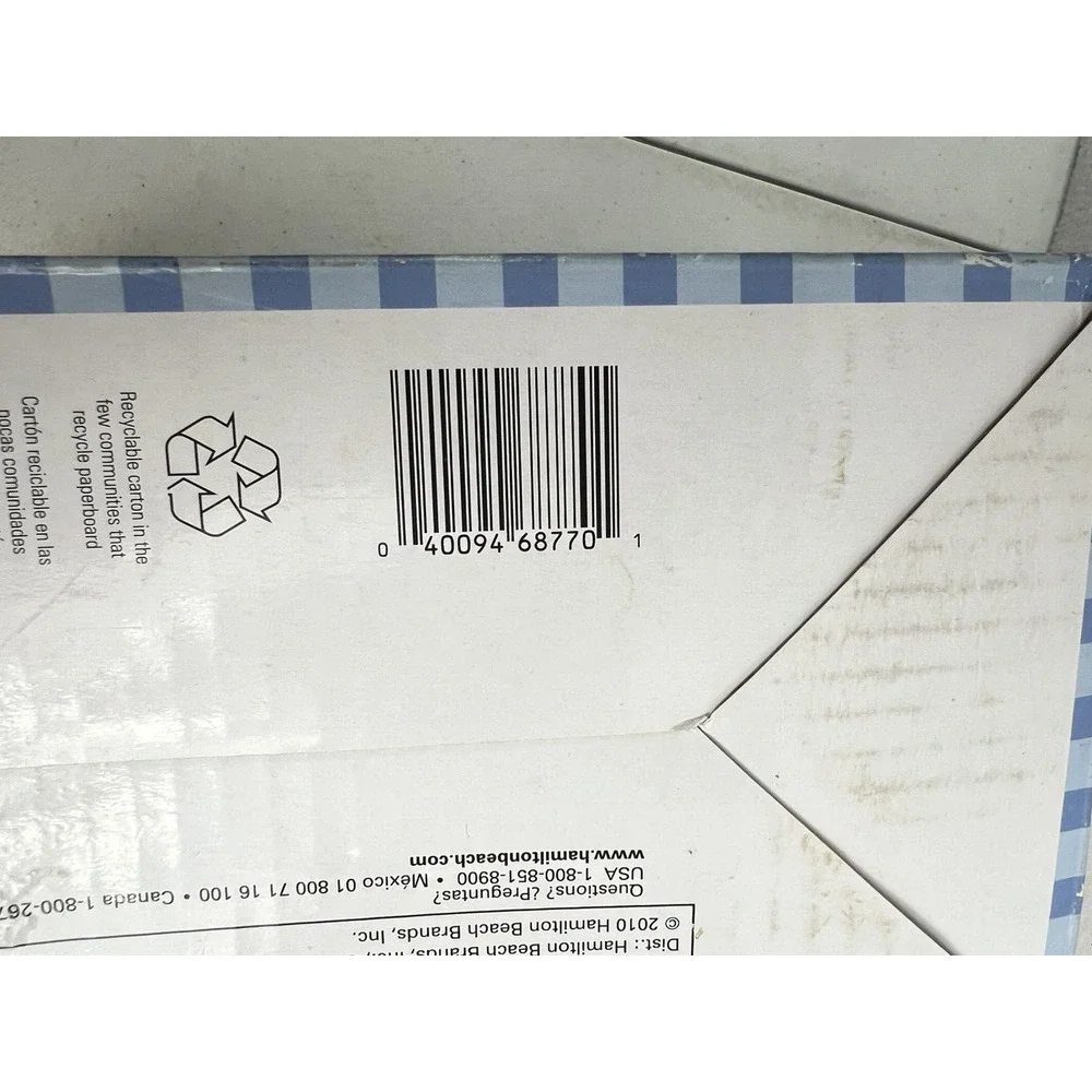 Hamilton Beach Fast Pop Popsicle Maker 68770 Blue NIB‎ NOS 2010